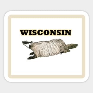 Wisconsin badger Sticker